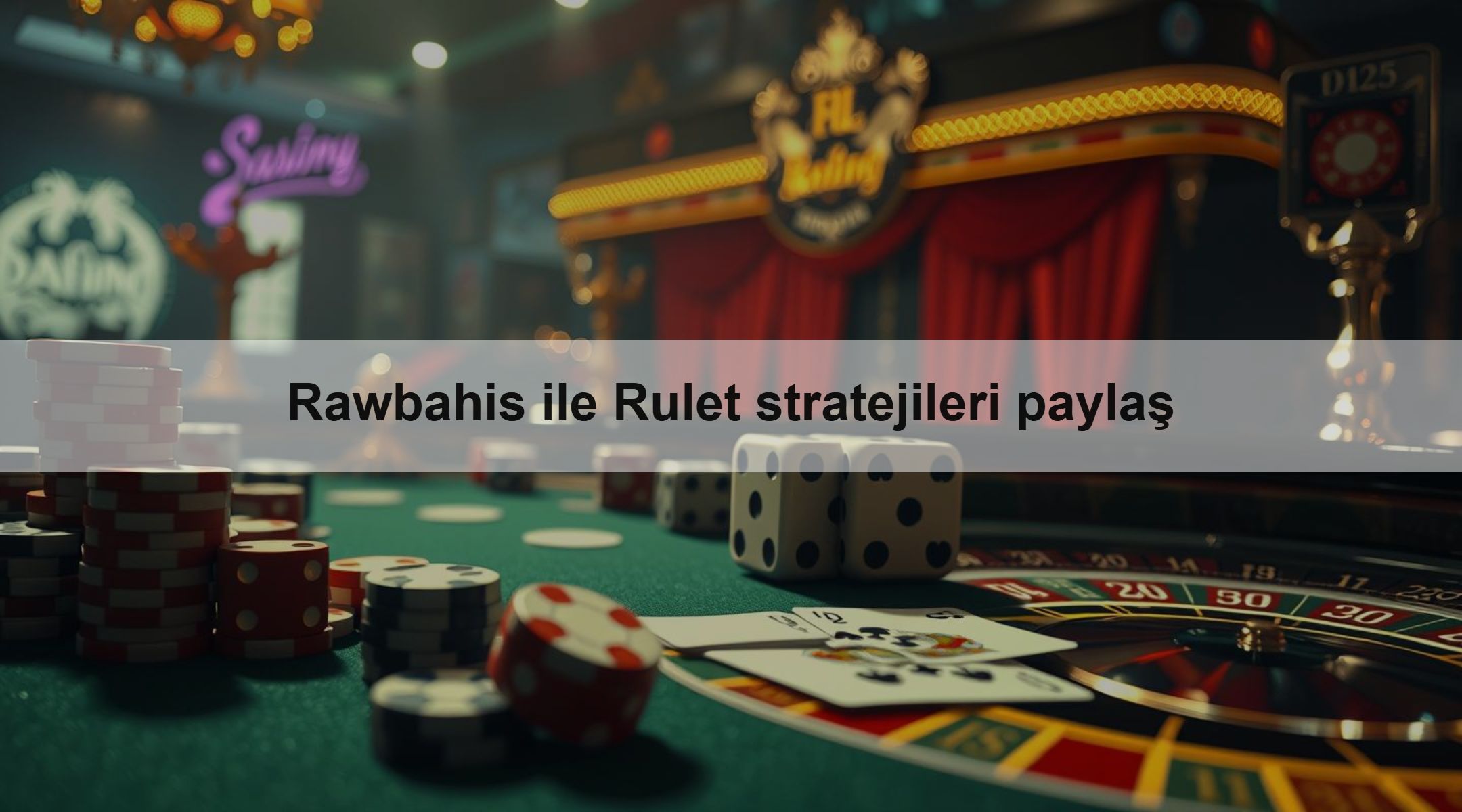 Rawbahis ile Rulet stratejileri paylaş
