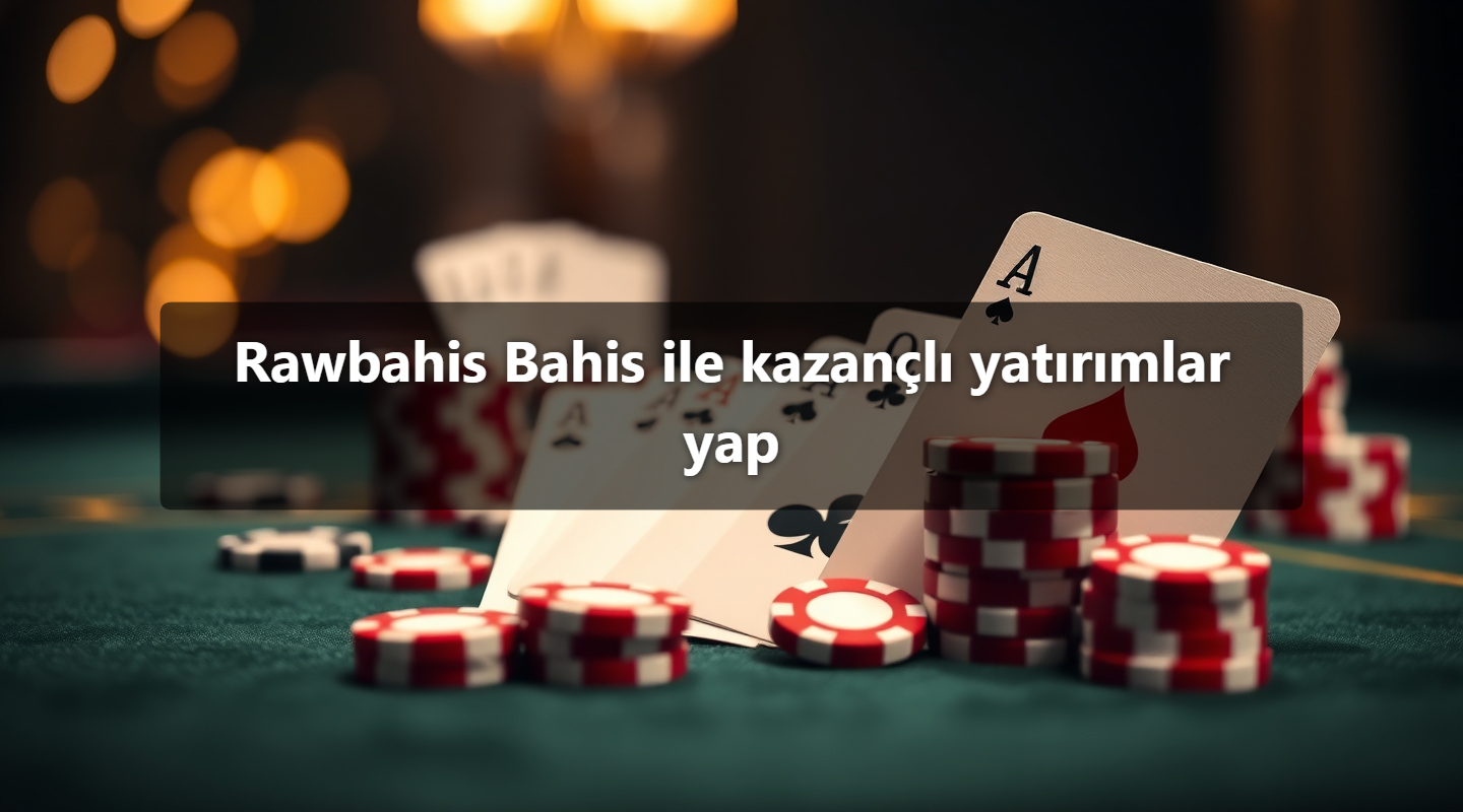 Rawbahis Bahis ile kazançlı yatırımlar yap