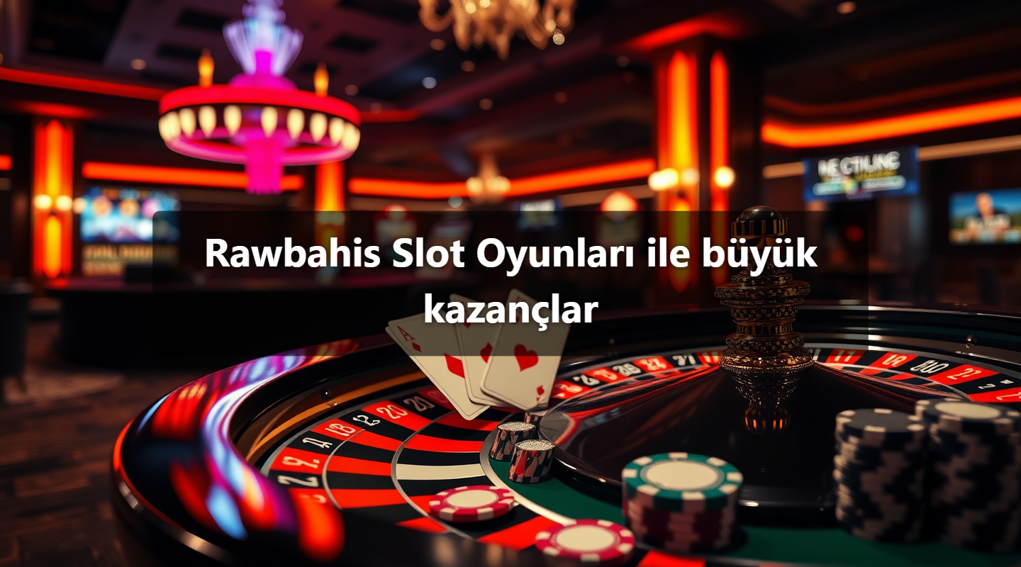 Rawbahis Slot Oyunları ile büyük kazançlar